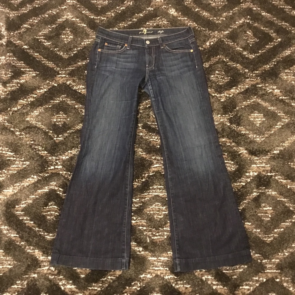 7 for all mankind dojo jeans 28 İnseam 30”